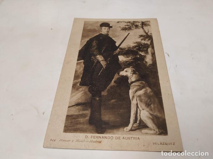 Postales: POSTAL D. FERNANDO DE AUSTRIA - VEL&Aacute;ZQUEZ - Foto 1