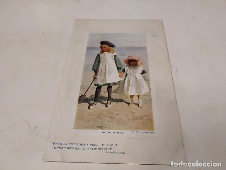 Postales: POSTAL ON THE SANDS - E. VAN GOETHEM - Foto 1