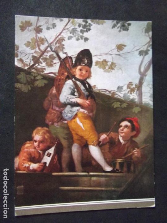 Postkarten: MUSEOS-ARTE-PINTURA-V49 II-MUSEO DEL PRADO-GOYA-MUCHACHOS JUGANDO A LOS SOLDADOS