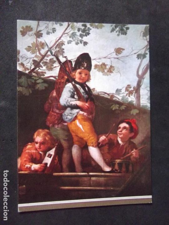 Postkarten: MUSEOS-ARTE-PINTURA-V49 II-MUSEO DEL PRADO-GOYA-MUCHACHOS JUGANDO A LOS SOLDADOS
