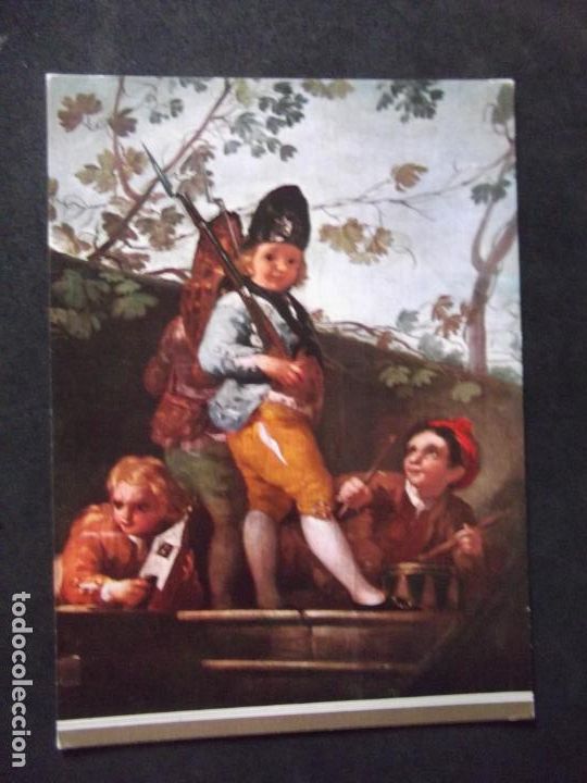 Postkarten: MUSEOS-ARTE-PINTURA-V49 II-MUSEO DEL PRADO-GOYA-MUCHACHOS JUGANDO A LOS SOLDADOS
