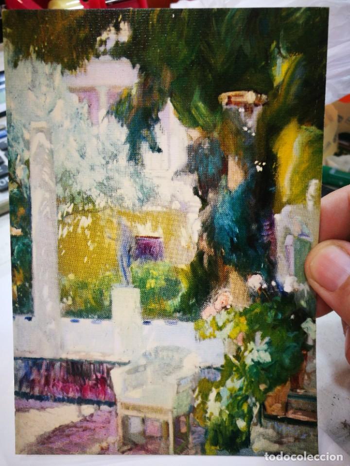 Postales: Postal JOAQU&Iacute;N SOROLLA BASTIDA 1863 - 1923 Jard&iacute;n Casa Sorolla N 18 ESCUDO DE ORO S/C Jard&iacute;n