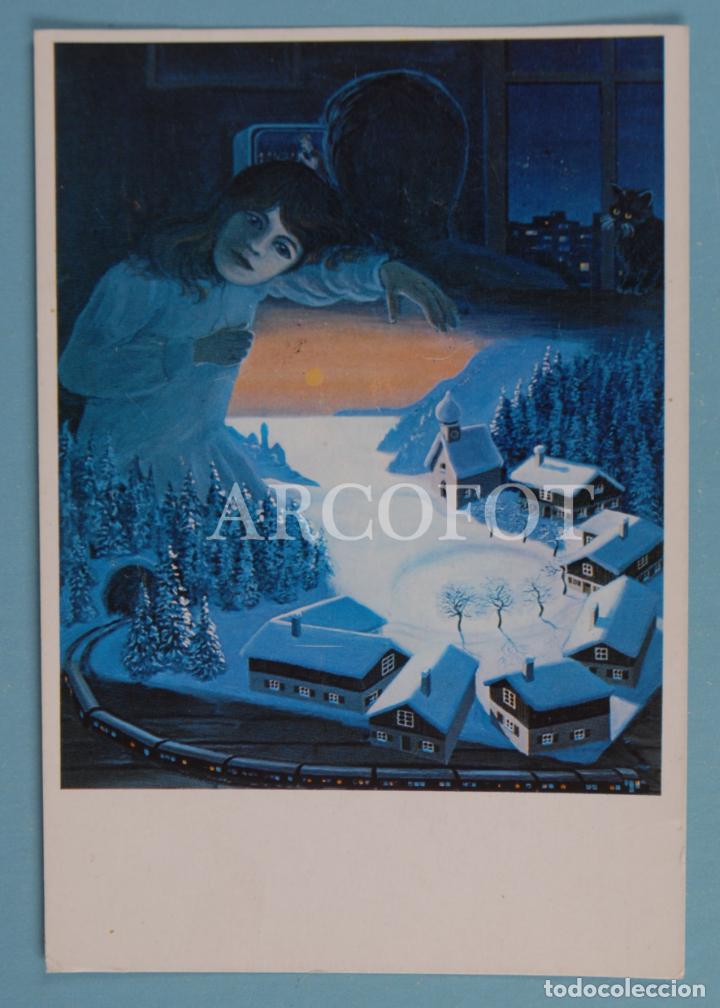 Postkarten: Antigua TARJETA POSTAL - ULRICH WOLF - LAS VACIONES DE CRISTINA - EDICIONES L Z M