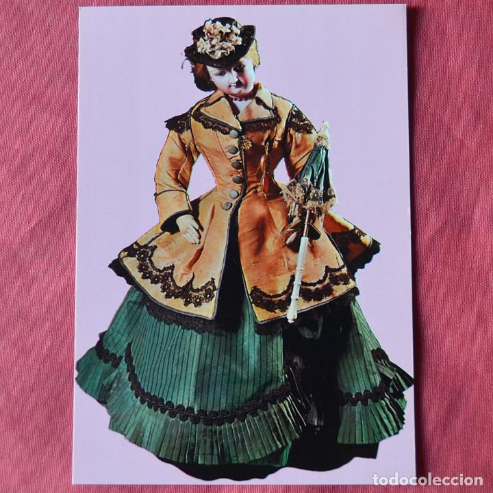 Postales: SITGES - MUSEO ROMANTICO - COLECCION DE MU&Ntilde;ECAS - MU&Ntilde;ECA FRANCESA - Foto 1