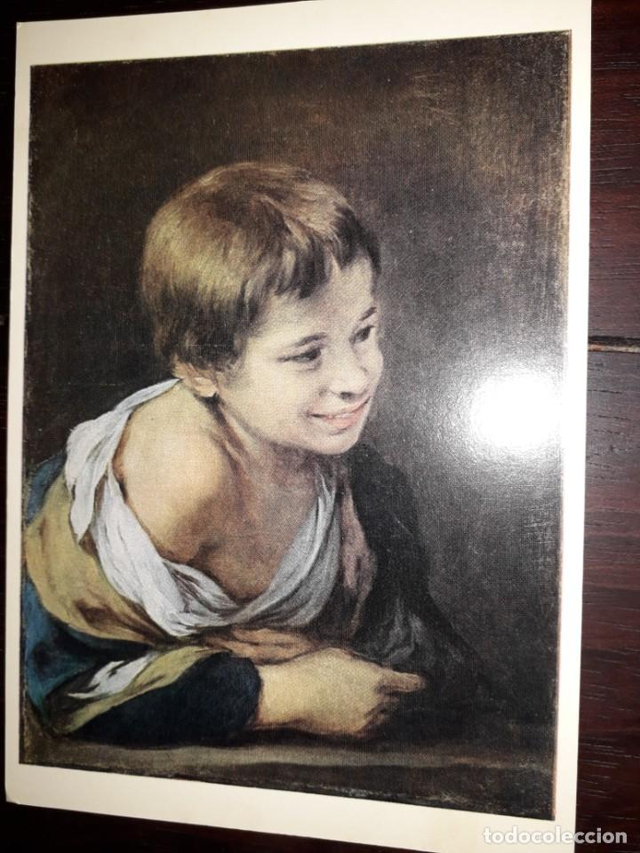 Postais: N&ordm; 41378 POSTAL CUADRO NATIONAL GALLERY MURILLO A PEASANT BOY LEANING ON A SILL