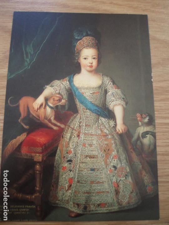 Postales: POSTAL DEL RETRATO DE LUIX XV DE BORB&Oacute;N NI&Ntilde;O. PIERRE GOBERT N&ordm; 2262 MUSEO DEL PRADO