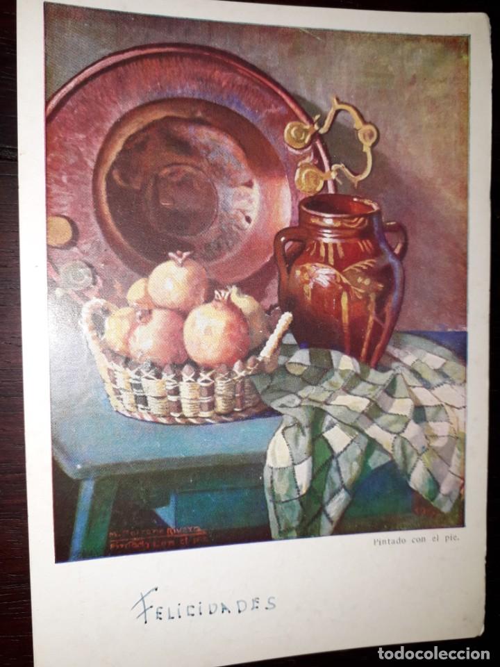 Postkarten: N&ordm; 3251 POSTAL ARTIS MUTI CUADRO PINTADO CON EL PIE GRANADAS