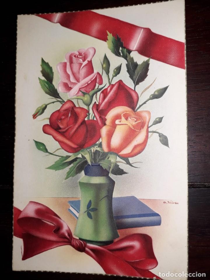 Postais: N&ordm; 3252 POSTAL CUADRO FLORES 2059 ANCLA