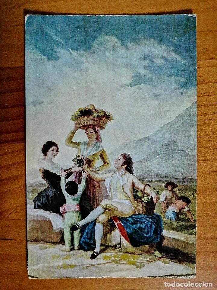 Postales: POSTAL - MUSEO DEL PRADO - PINTURA, LA VENDIMIA DE GOYA.