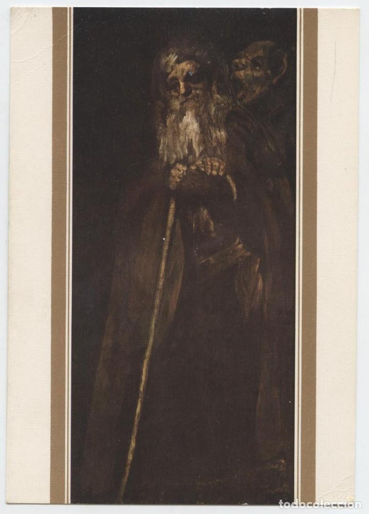 Postales: N&ordm; 89 - GOYA 1746-1828. Dos frailes. Museo del Prado 759. Sin circular. ED. COMERCIAL ESCUDO DE ORO