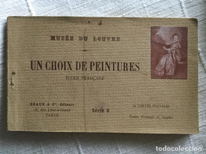 Postales: MUSEE DU LOUVRE UN CHOIX DE PEINTURES ECOLE FRAN&Ccedil;AISE SERIE 3 24 CARTES POSTALES - ESCUELA FRANCESA