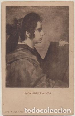 Postales: POSTAL DE ARTE. DO&Ntilde;A JUANA PACHECO. VELAZQUEZ P-ARTE-813