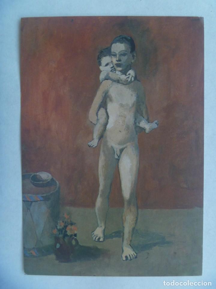 Cartes Postales: POSTAL CON PINTURA DE PICASSO : LOS DOS HERMANOS. MUSEO PICASSO DE PARIS