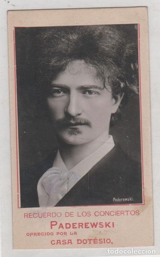 Postales: Teatro Real Programa 1901 . Recuerdo Paderewski, casa Dot&eacute;sio.