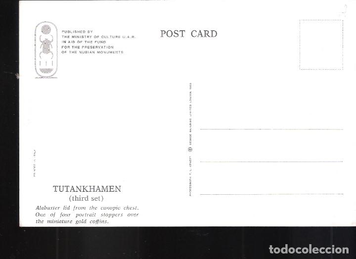 Postales: Tutankhamen. Third set. Arte egipcio. Egipto. - Foto 2