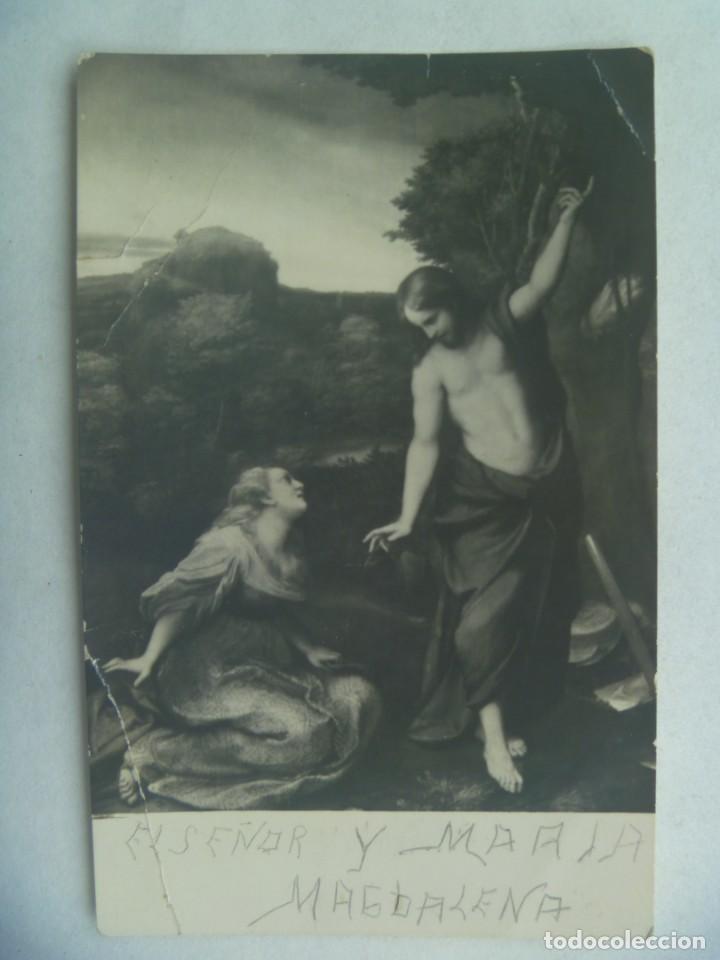 Postales: POSTAL CON PINTURA DE CORREGGIO : NOLI ME TANGERE , MUSEO DEL PRADO