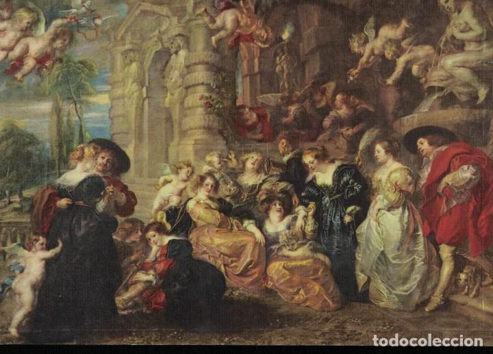 Postales: Rubens, El Jard&iacute;n del Amor. / Postal circulada - Foto 1