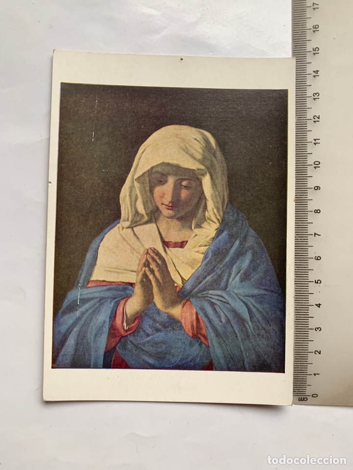 Postales: POSTAL. SASSOFERRATO. THE MADONNA IN PRAYER. NATIONAL GALLERY. PRINTED IN ENGLAND FOR THE TRUSTEES B