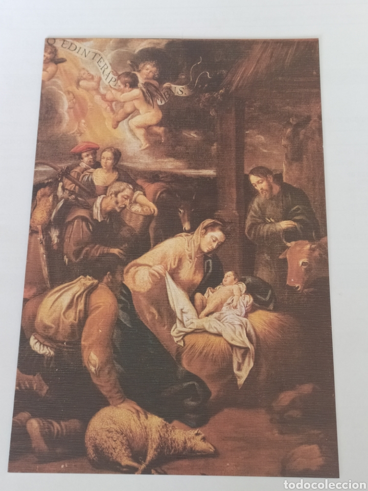 Postcards: TARJETA NAVIDE&Ntilde;A - ADORACI&Oacute;N PASTORES P.ORRENTE - ED.FISA 56650-2 - S/C (11,5X17,5CM)