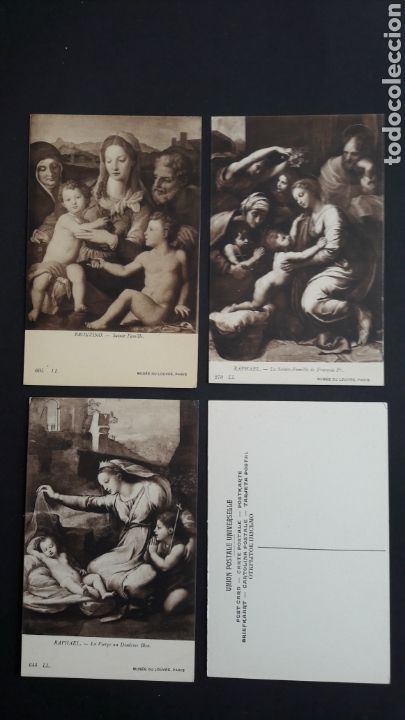 Postales: 15 tarjetas postales obras del museo del louvre - Foto 5