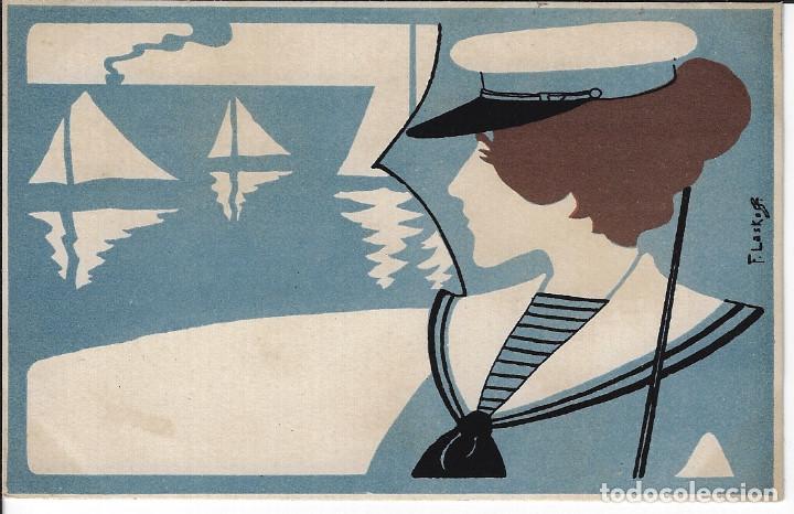 Postales: FRANZ LASKOFF - LES MOIS ART NOUVEAU (TARJETA POSTAL) - C. 1898