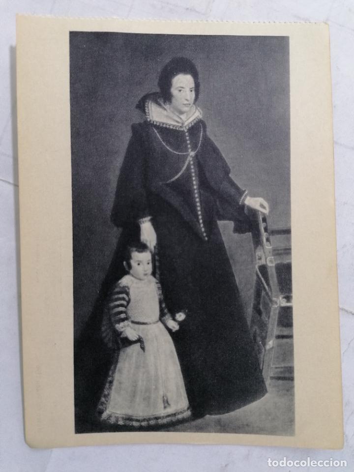 Postales: POSTAL MUSEO DEL PRADO 1196, DO&Ntilde;A ANTONIA DE IPE&Ntilde;ARRIETA Y GALDOS, VELAZQUEZ - HAUSER Y MENET