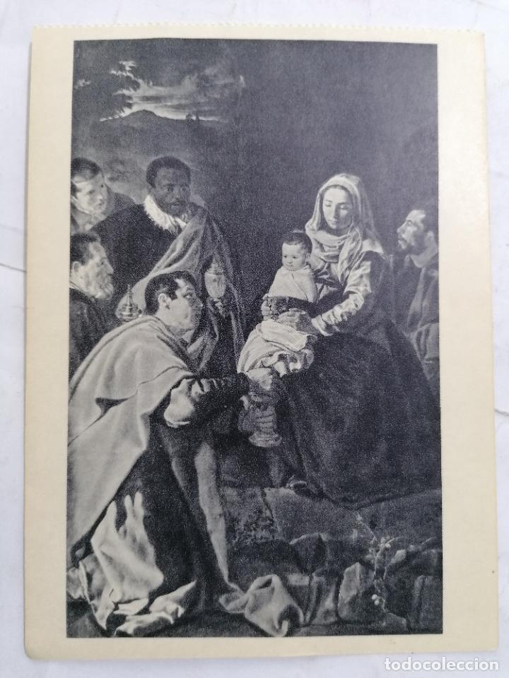 Postales: POSTAL MUSEO DEL PRADO 1166, LA ADORACION DE LOS MAGOS, VELAZQUEZ - HAUSER Y MENET