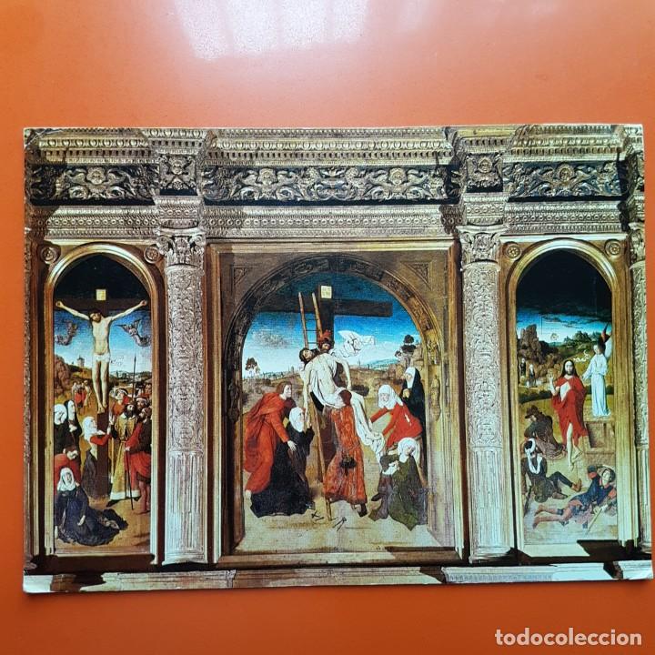 Postales: POSTAL TRIPTICO DIERICK BOUTS. CAPILLA REAL GRANADA - Foto 1