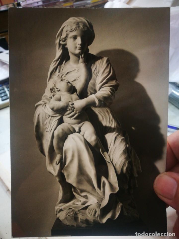 Postales: Postal GENOVA Galler&iacute;a di Palazzo Banco PUETRO PUGET La Madonna col Bambino S/C