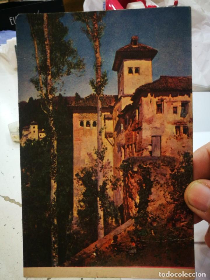 Postales: Postal MARTIN RICO La Torre de las Damas en la Alhambra MUSEO DEL PRADO S/C