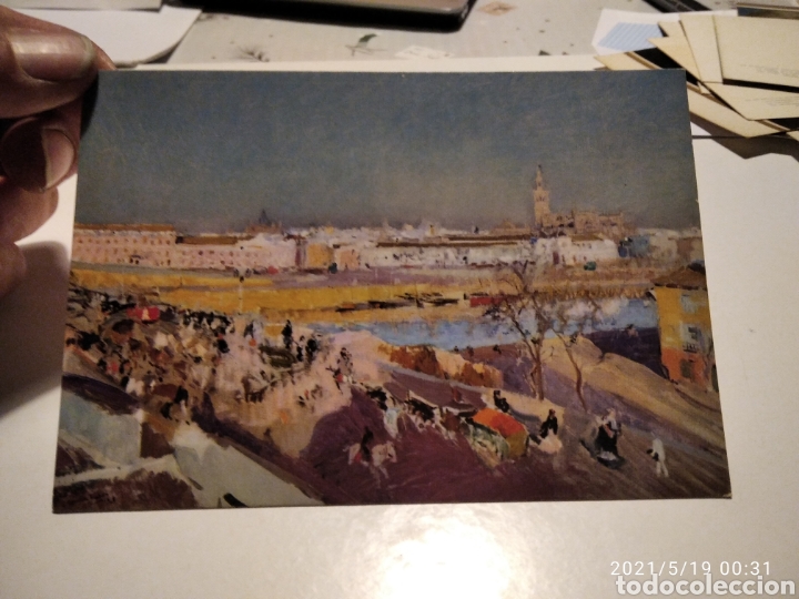 Postales: Joaqu&iacute;n Sorolla, puente de Triana - Foto 1