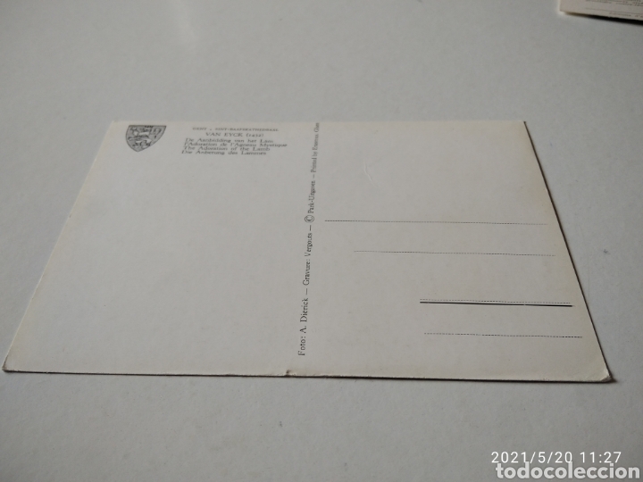 Postales: Gent, Van Eyck Arte dibujo - Foto 2