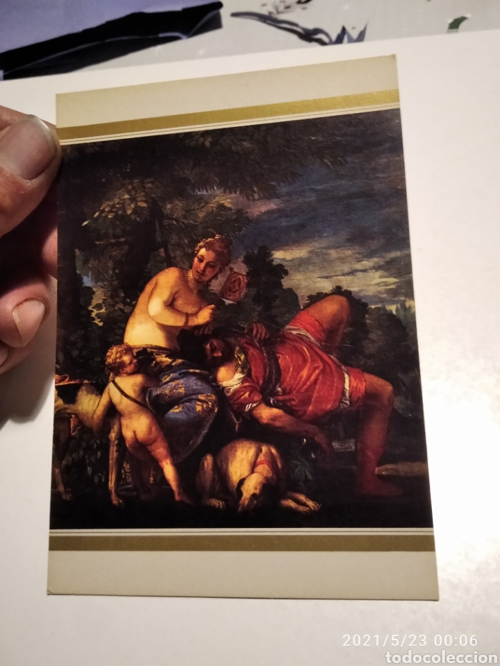 Postales: Pablo Veron&eacute;s, Venus y Adonis - Foto 1