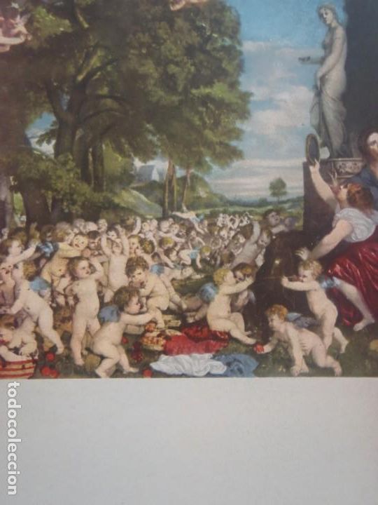 Postales: OFRENDA A LA DIOSA DE LOS AMORES - TIZIANO - MUSEO DEL PRADO