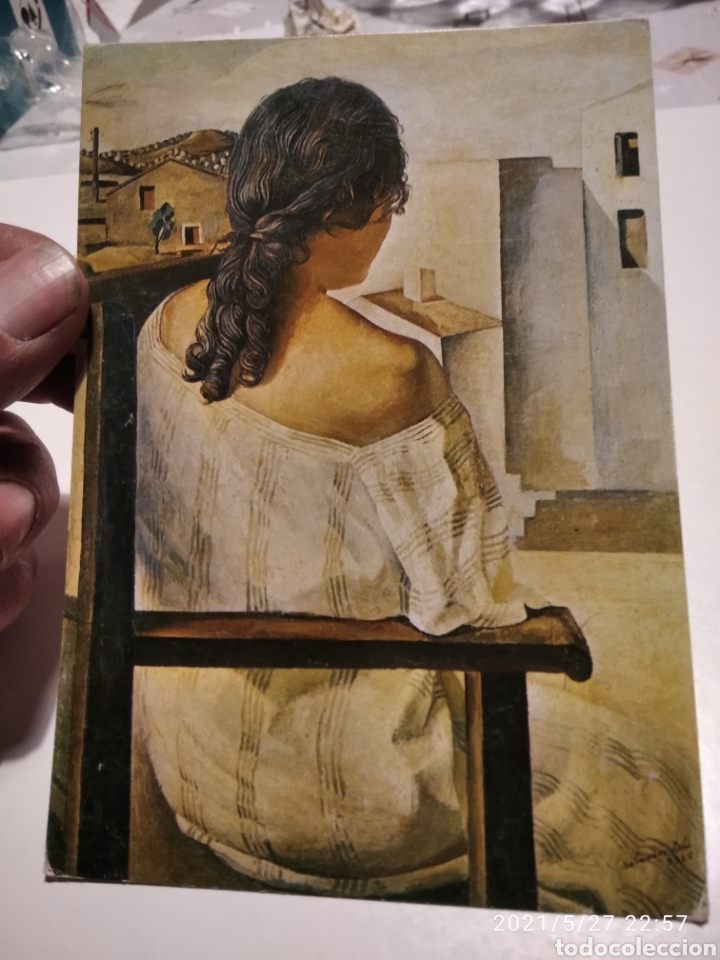 Postales: Dali muchacha de espaldas - Foto 1