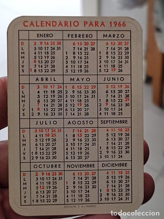 Postales: BRIAM CALENDARIO 1966 IDIOMAS MADRID - Foto 2