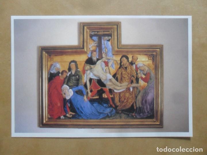 Cartoline: POSTAL - JOSE ANTONIO LAIN - COPIA, EL DESCENDIMIENTO DE R. VAN DER WEYDEN, 1997 - RED DE ARTE JOVEN