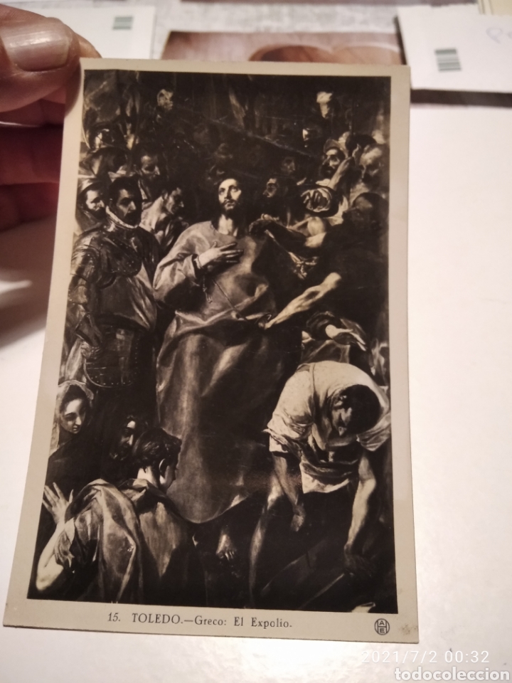 Postales: Postal Toledo Greco, el expolio - Foto 1