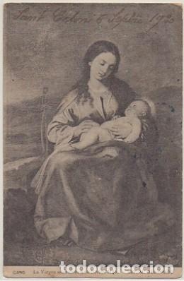 Postales: POSTAL DE ARTE. CANO. LA VIRGEN ADORANDO A SU DIVINO HIJO. MUSEO DEL PRADO P-ARTE-539