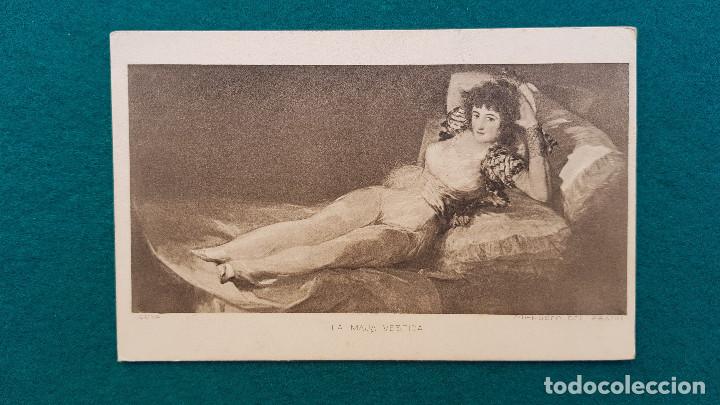 Postales: POSTAL LA MAJA VESTIDA (GOYA) MUSEO DEL PRADO