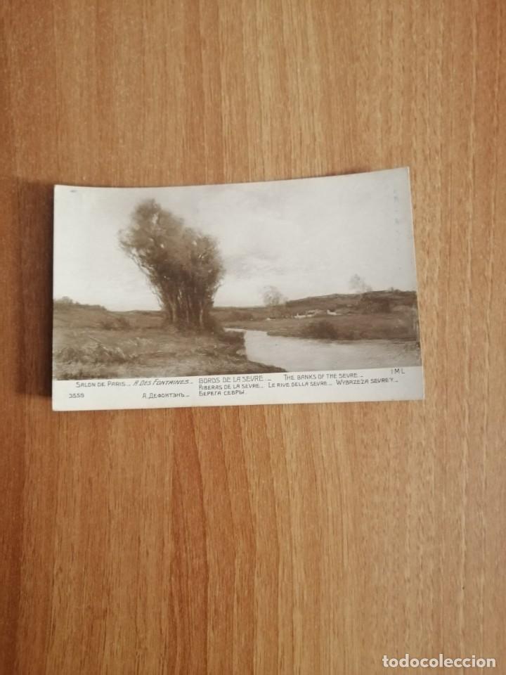 Cartes Postales: POSTAL SALON DE PARIS RIBERAS DE LA SEURE SIN CIRCULAR