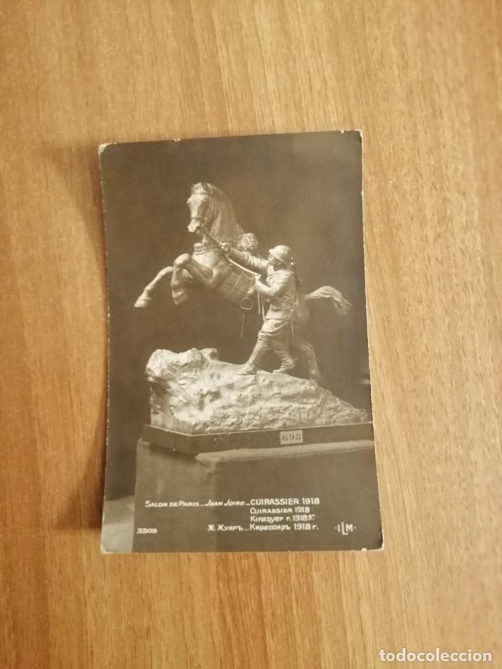Cartes Postales: POSTAL SALON DE PARIS CUIRASSIER 1918 SIN CIRCULAR
