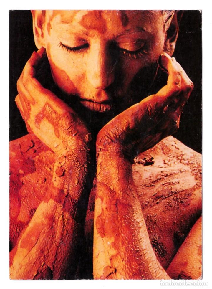 Postales: BUDA DE ARCILLA // ESCULTURA DE ELIZABETH L. MERCER // SIN CIRCULAR
