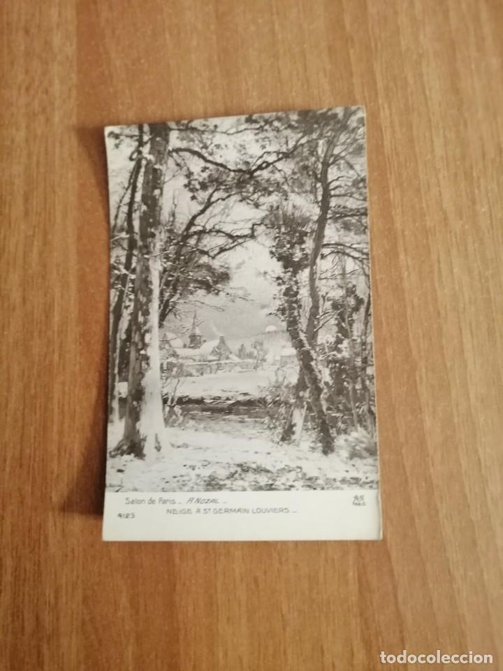 Postais: POSTAL SALON NEIGE A STGERMAIN LOUVIERS SIN CIRCULAR