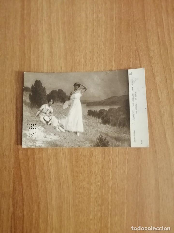 Postkarten: POSTAL SALON D`HIVER L. KOWALSKY SUR LA COLLINE SIN CIRCULAR
