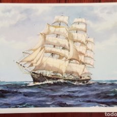 Postales: POSTAL THE SQUARE RIGGERS THE CUTTY SARK J. A. H, TERRY. Lote 280995198