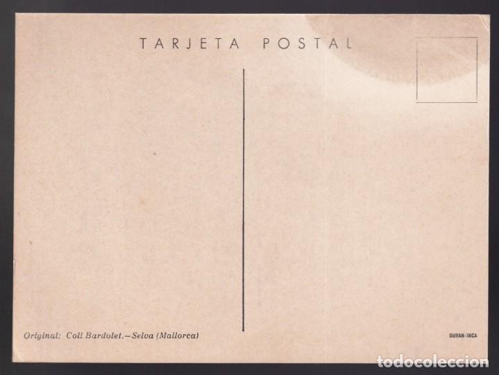 Postales: Coll Bardolet. *Mallorca. Selva* Imp. Duran, Inca. Nueva. - Foto 2