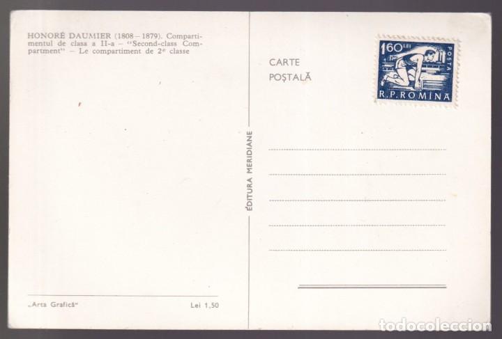 Postales: Honor&eacute; Daumier. *Second-class Compartment* Nueva. - Foto 2