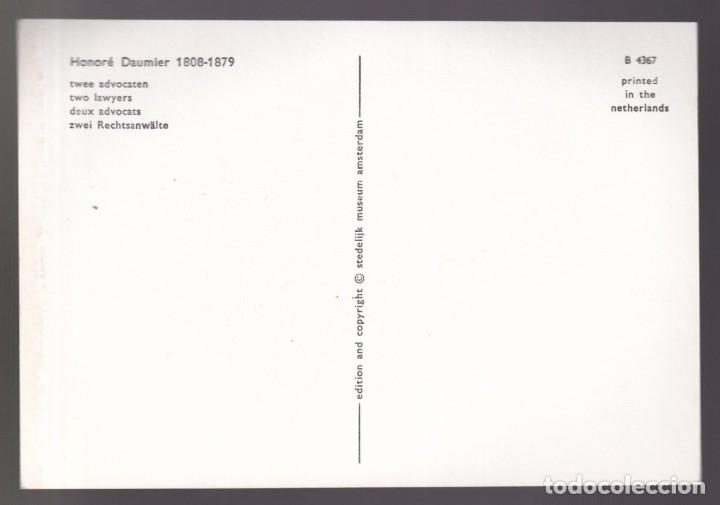 Postales: Honor&eacute; Daumier. *Two Lawyers* Nueva. - Foto 2
