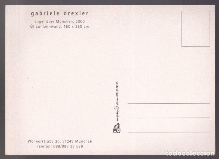 Postales: Gabriele Drexler. *Engel &uuml;ber M&uuml;nche, 2000* Nueva. - Foto 2